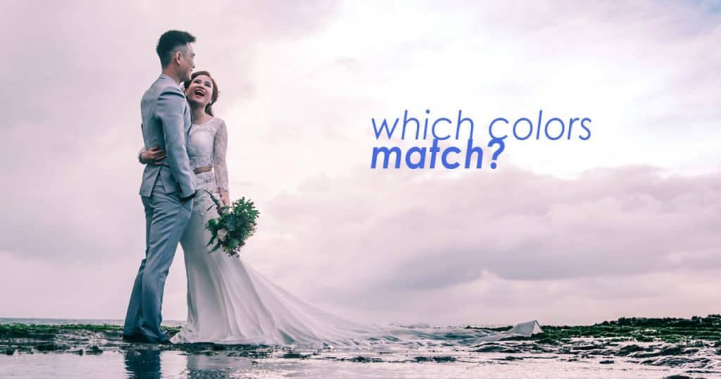 Colors for the suit of the groom