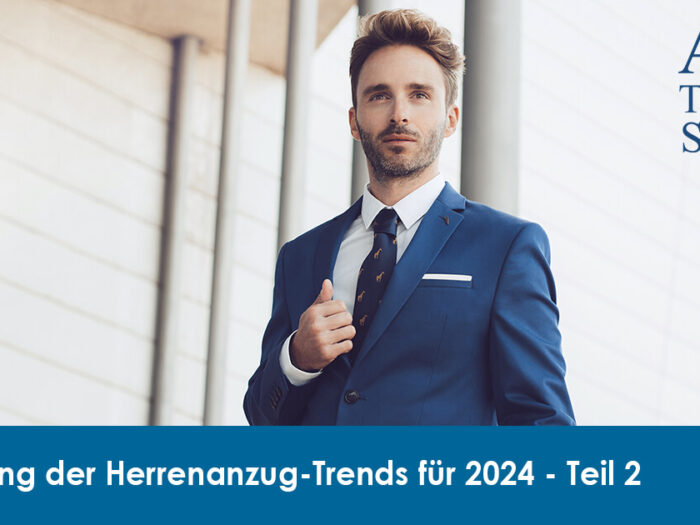 Vorstellung der Herrenanzug-Trends für 2024 - Teil 2