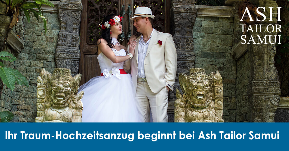 Ihr Traum-Hochzeitsanzug beginnt bei Ash Tailor Samui