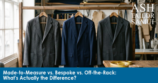 Made-to-Measure vs. Bespoke vs. Off-the-Rack